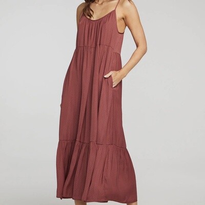 Saltwater Luxe Cline Dress Mute Brown