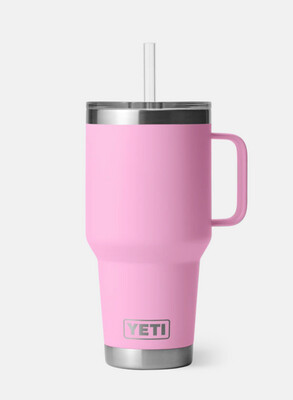 Yeti RAMBLER® 1 L STRAW MUG  WITH STRAW LID Power Pink