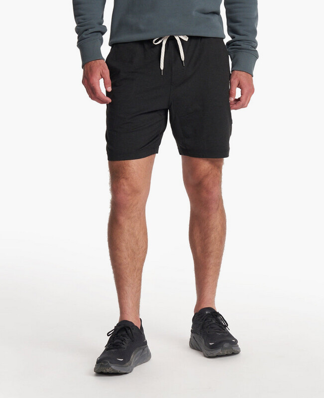 Vuori Ponto Short Men's DreamKnit™ Short Black Heather