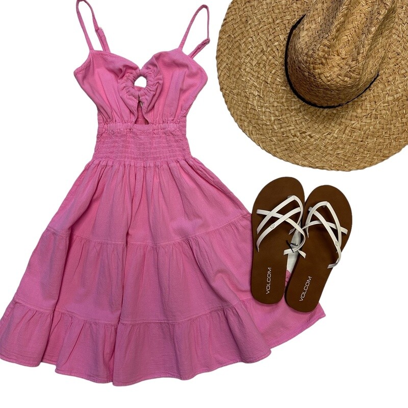 Blanco By Nature Coconut Ring Dress Pink