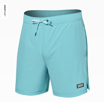 SAXX OH BUOY STRETCH VOLLEY Swim Shorts 5" / Turquoise