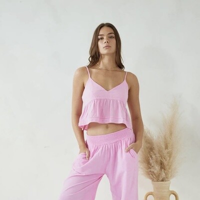 Blanco By Nature Babydoll Tank Pink