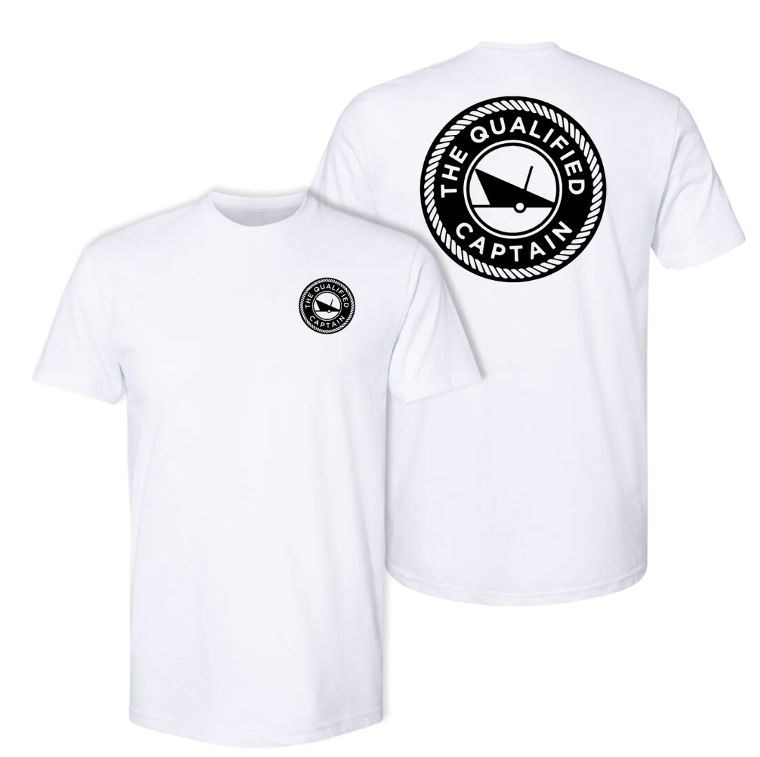 The Qualified Captain Qualified Tee White