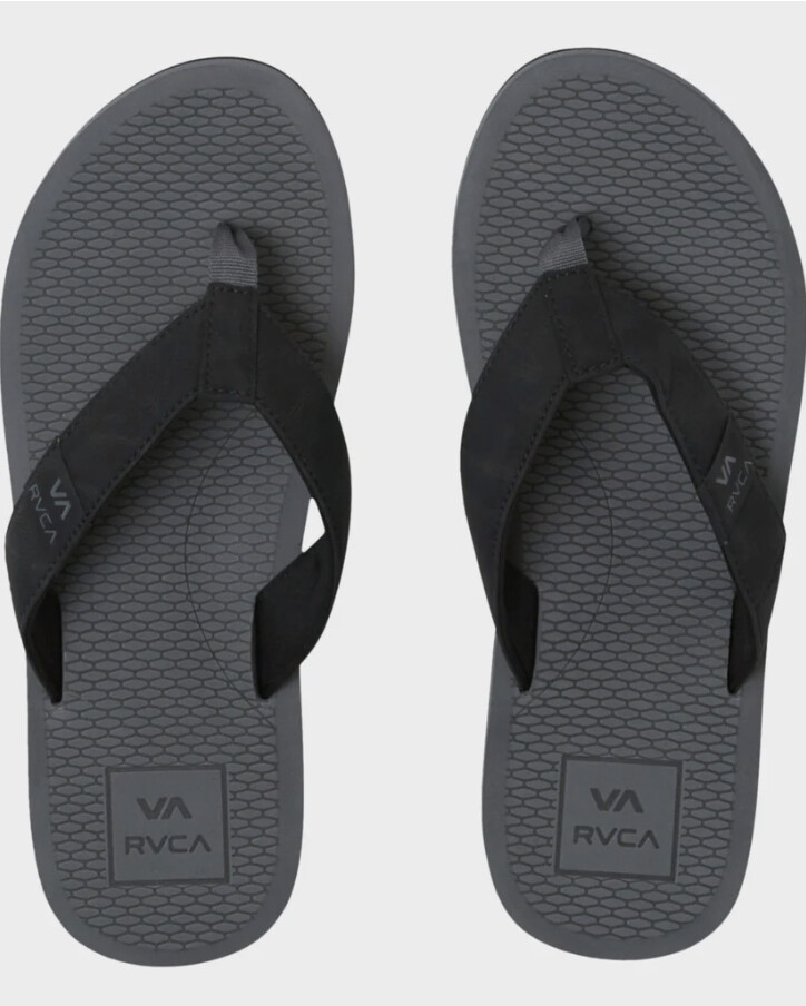 RVCA Sandbar Flipflops Charcoal