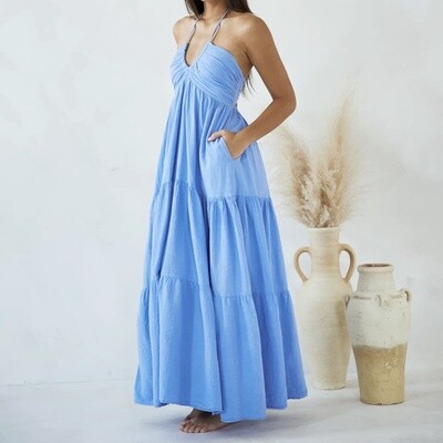 Blanco By Nature Carlotta Dress Azure