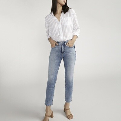 Silver Jeans Ibister Ankle Straight 288