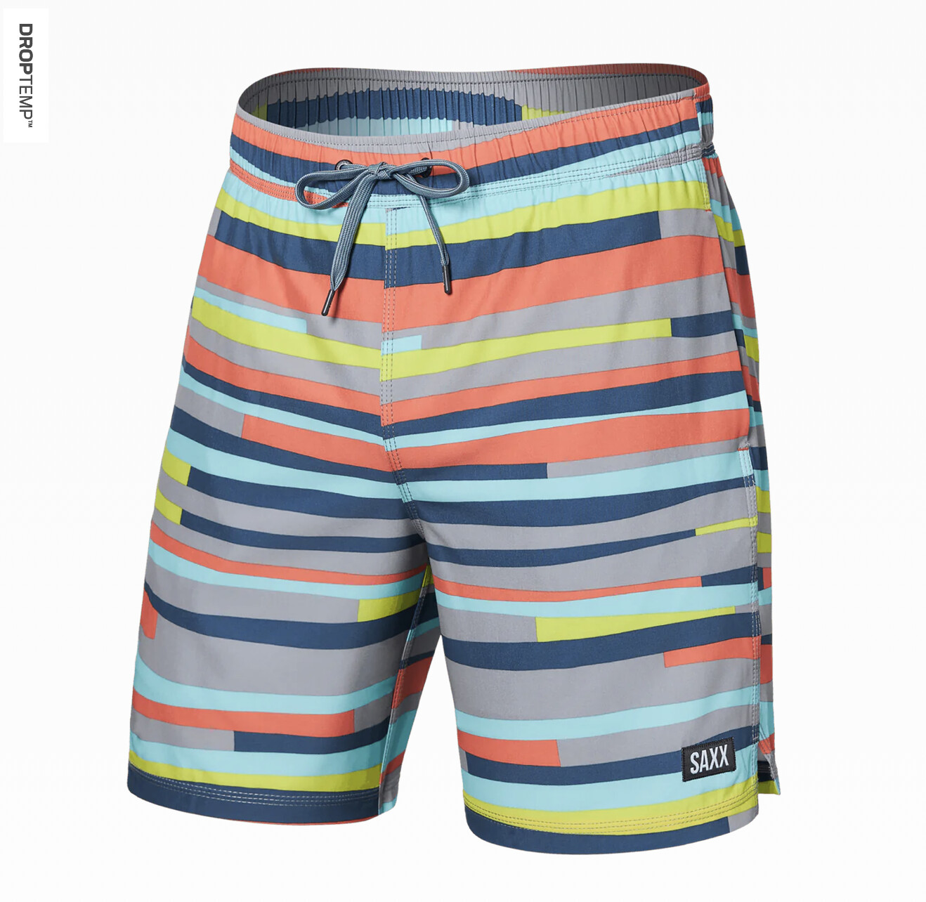 SAXX Oh Buoy 7&quot; Swimmer Improv Stripe, Size: M