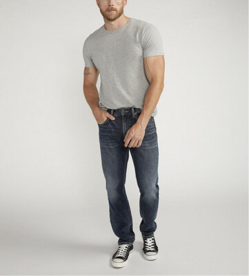 Silver Jeans Eddie Athletic Fit Tapered Leg 405