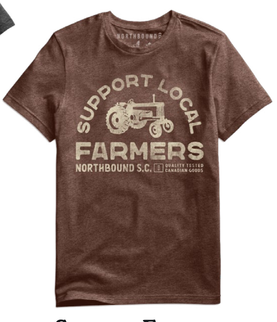 Northbound Supply Co. Support farmers Brown Heather, Size: M