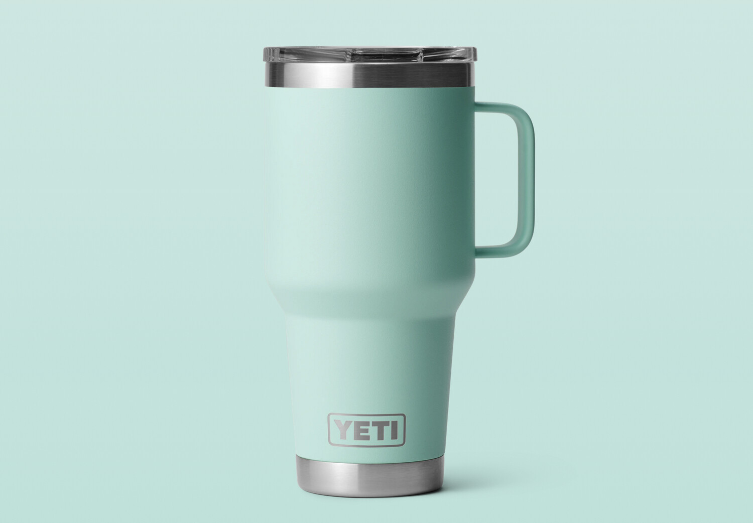 Yeti RAMBLER® 887 ML TRAVEL MUG  WITH STRONGHOLD™ LID Seafoam