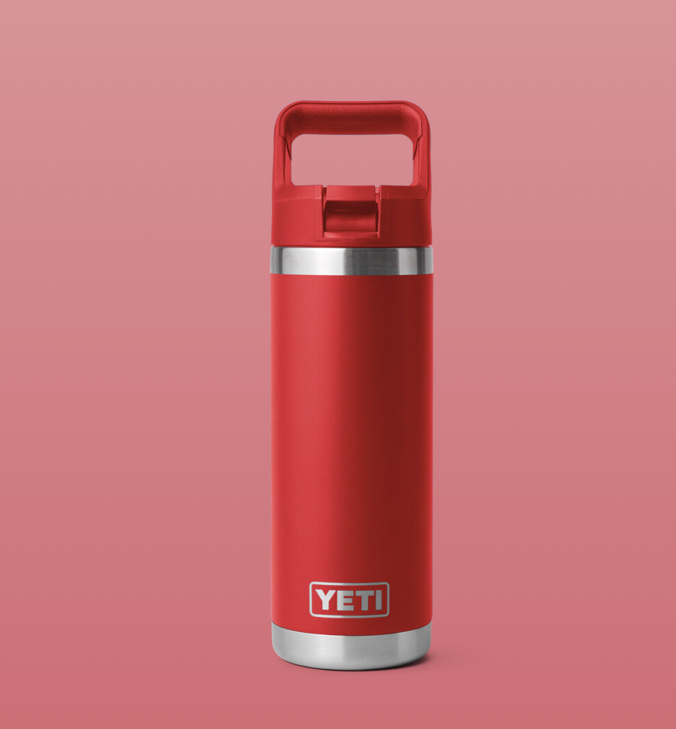 Yeti RAMBLER® 532 ML WATER BOTTLE  WITH COLOUR-MATCHED STRAW CAP Rescue Red