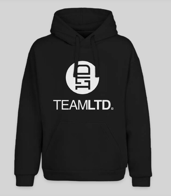 TEAMLTD Black Classic Hoodie