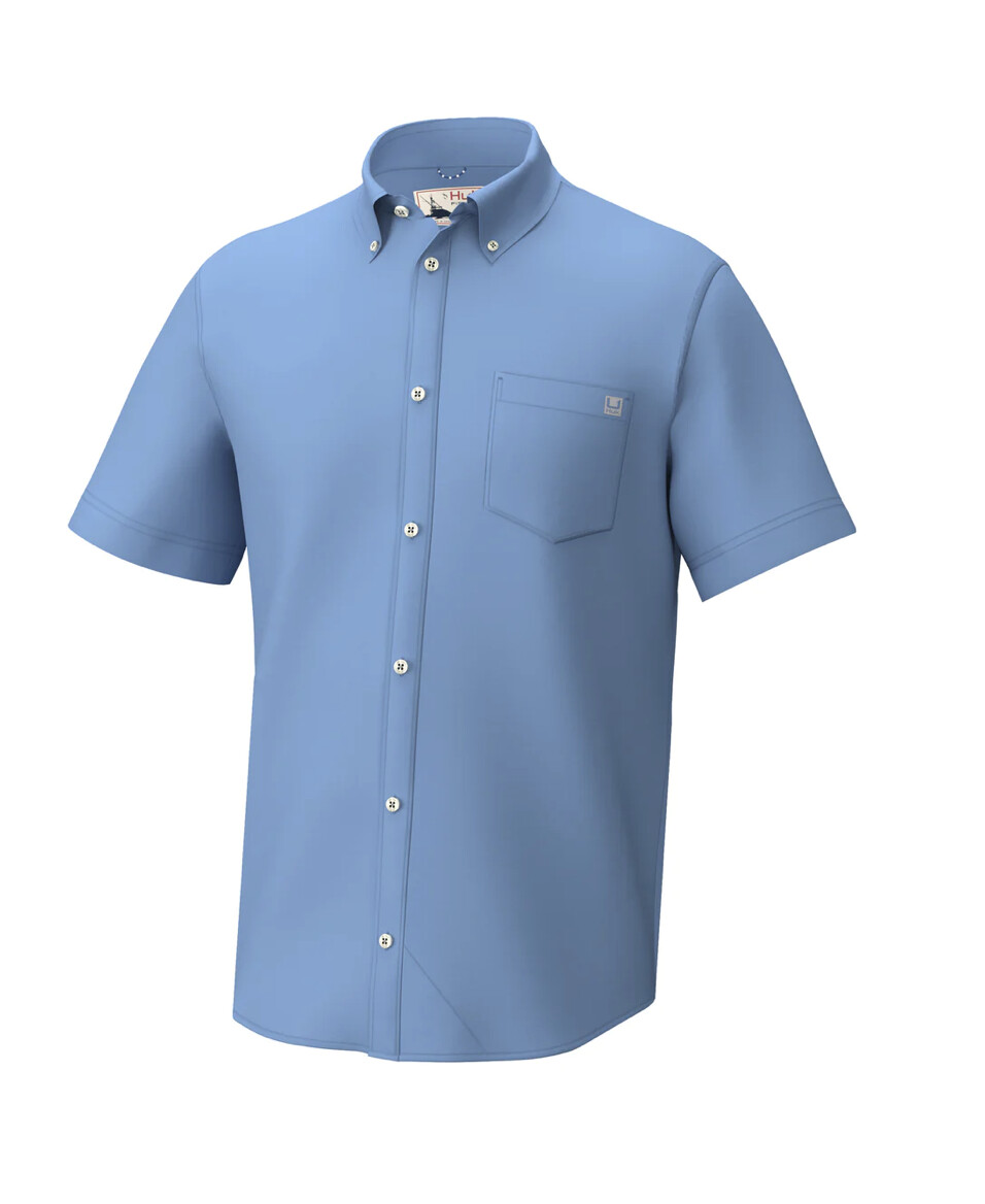 HUK KONA BUTTON-DOWN SHIRT Blues