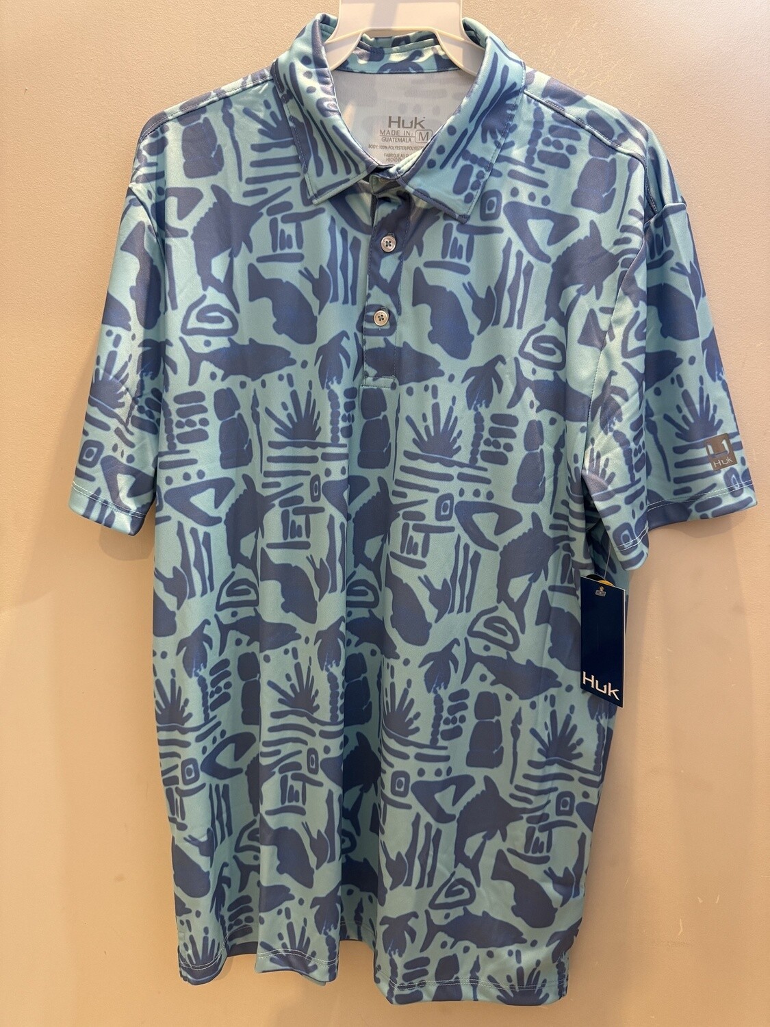 HUK KONA BUTTON-DOWN SHIRT Tiki