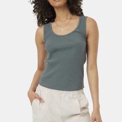 TenTree Fitted Basic Cami Light Urban Green