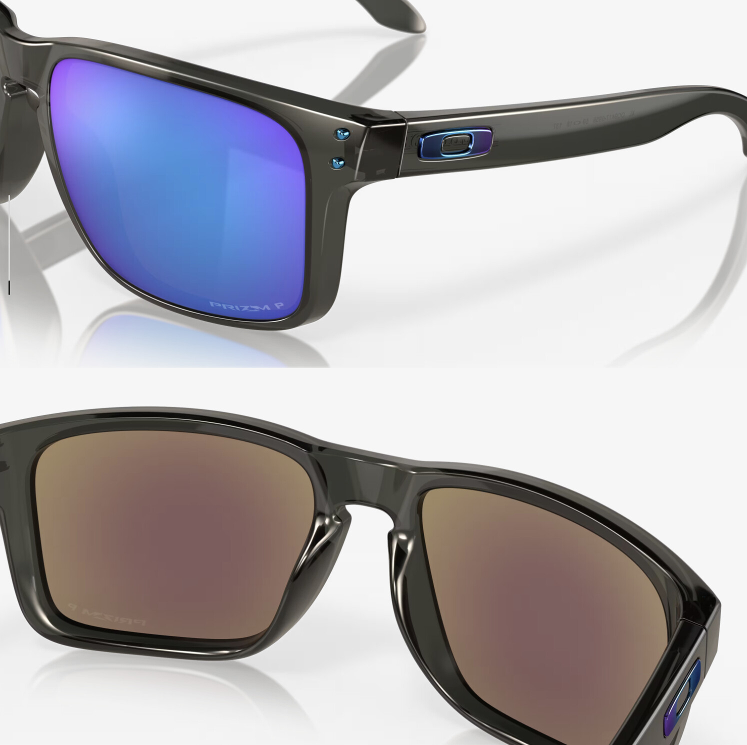 Oakley Holbrook XL Grey Smoke Prizm Sapphire Polarized