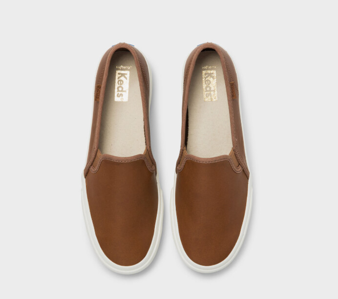 Double decker leather keds clearance