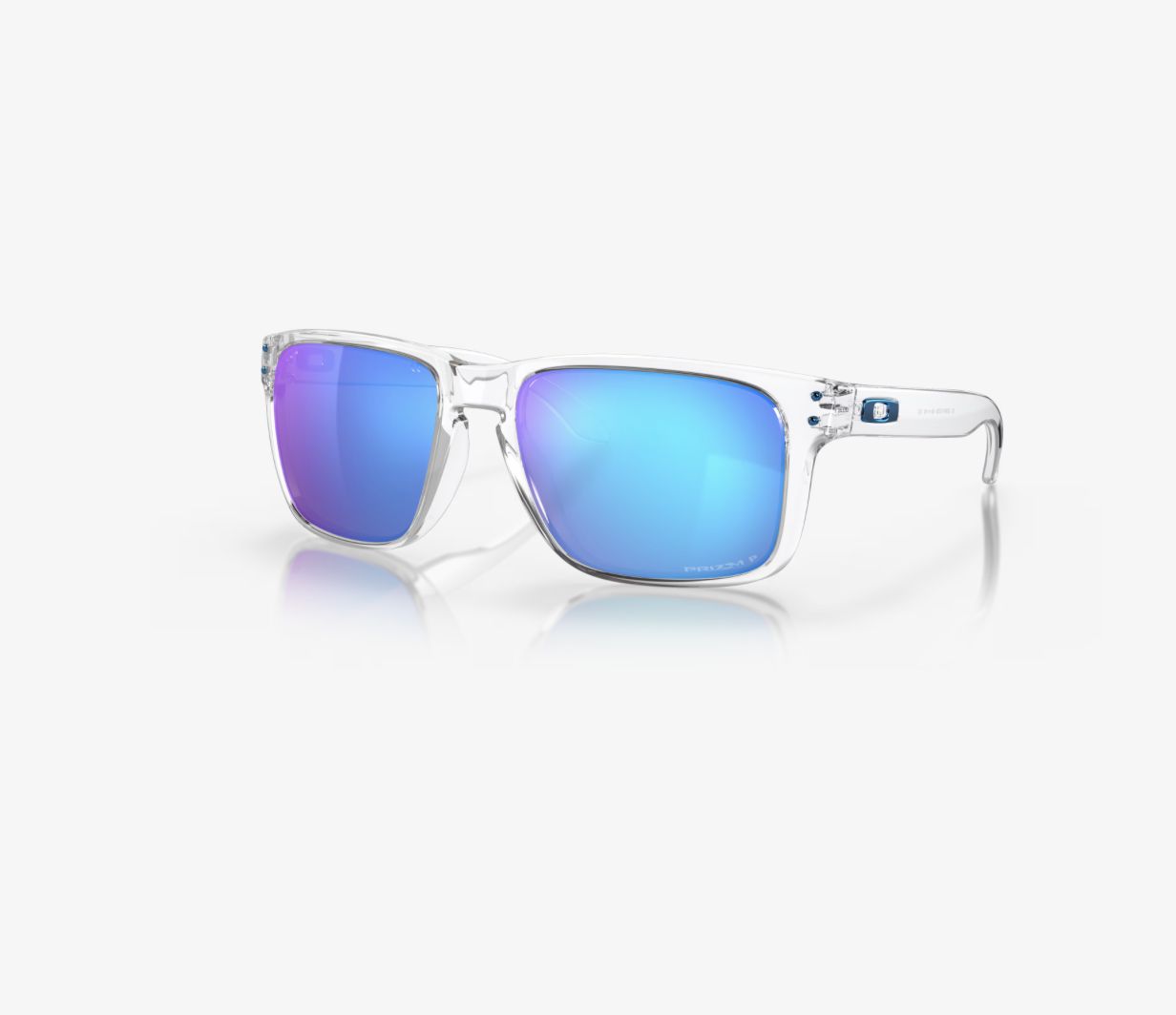 Oakley Holbrook XL Polished Clear Prizm Sapphire Iridium Polarized