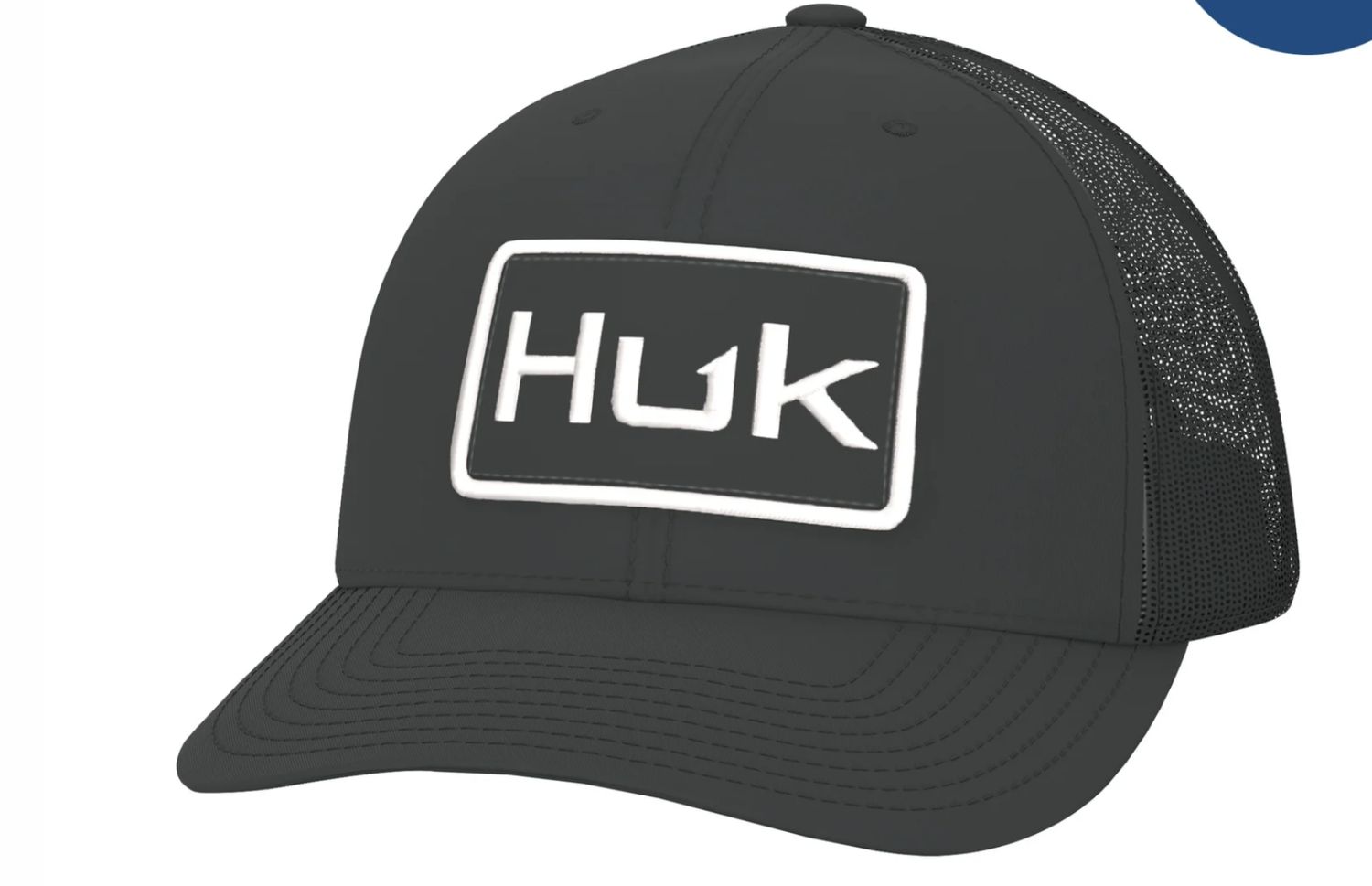 HUK Logo Trucker Black