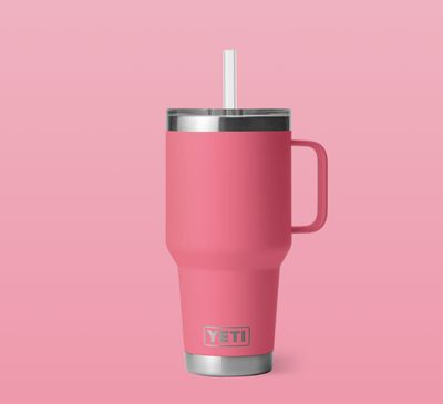 Yeti RAMBLER® 1 L STRAW MUG  WITH STRAW LID Tropical Pink