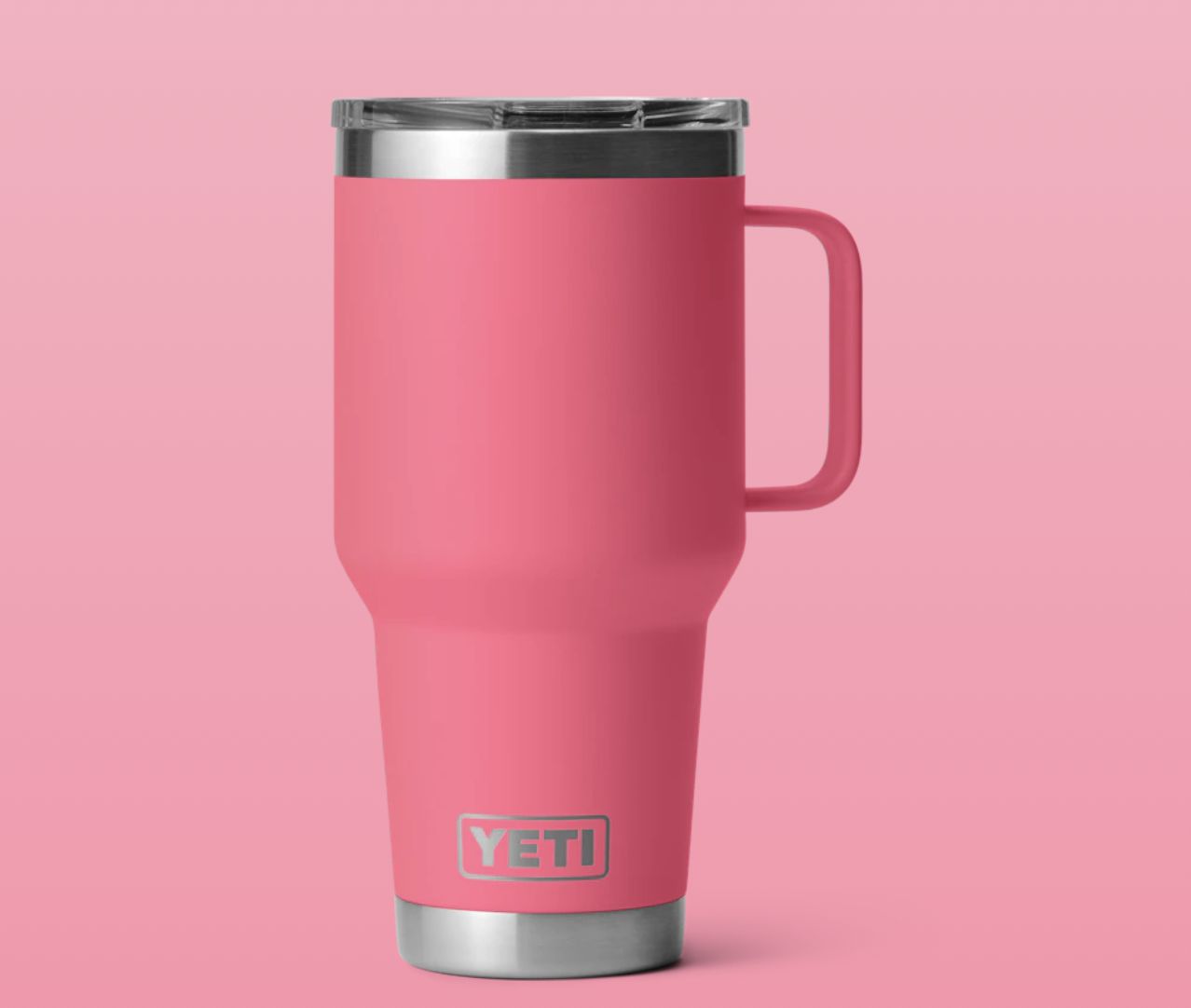 Yeti RAMBLER® 887 ML TRAVEL MUG  WITH STRONGHOLD™ LID Tropical Pink