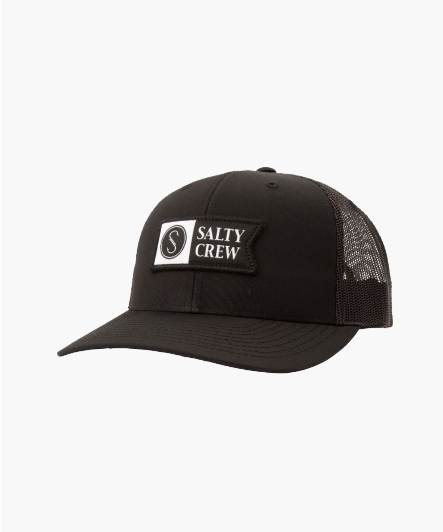 Salty Crew Pinnacle Curved snapback Black