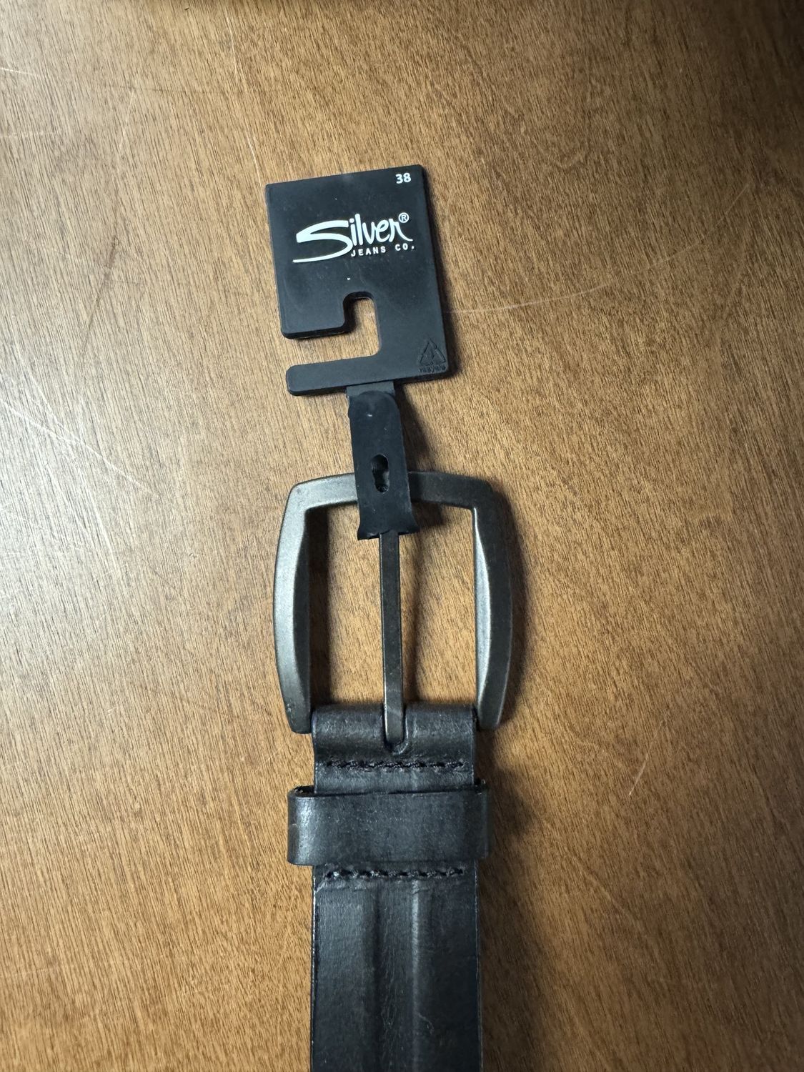 Silver Jeans Leather Belts Black