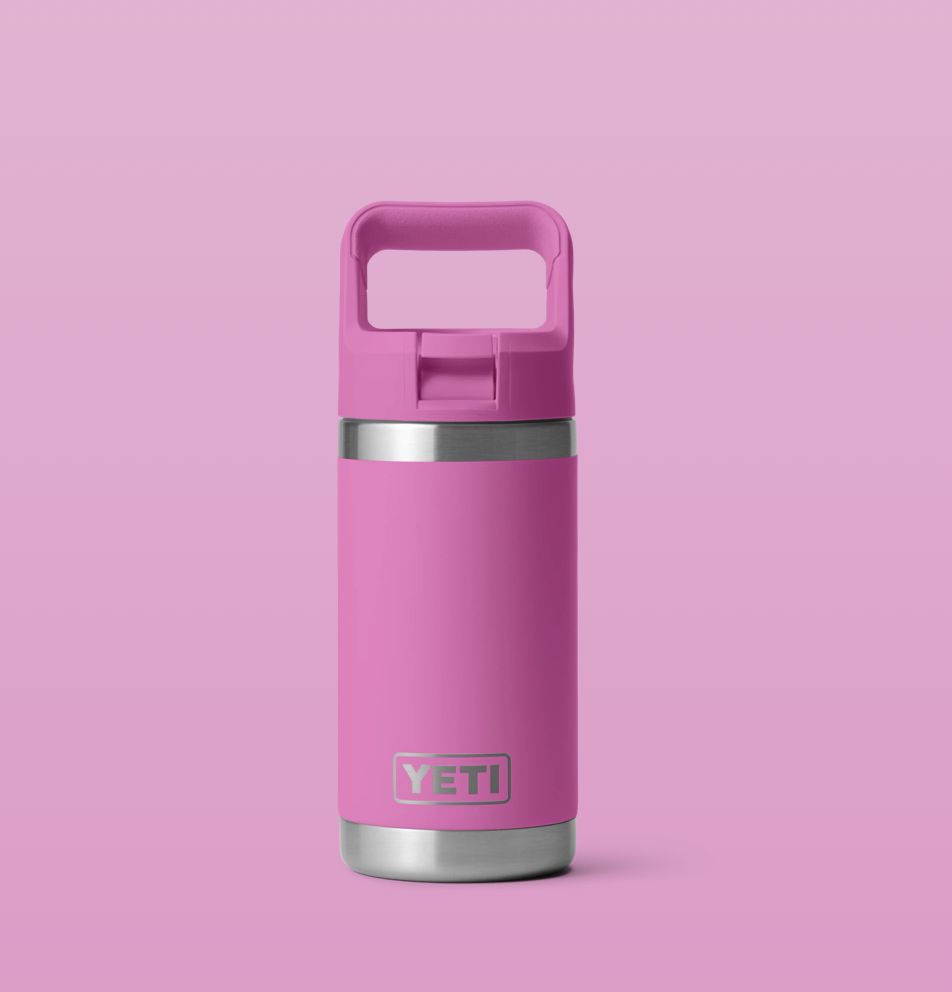 Yeti RAMBLER® JR 355 ML KIDS WATER BOTTLE  WITH COLOUR-MATCHED STRAW CAP Wildflower Fuchsia