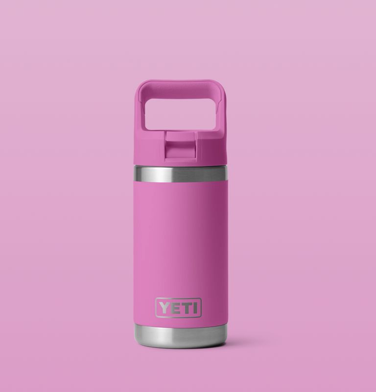 Yeti RAMBLER® JR 355 ML KIDS WATER BOTTLE  WITH COLOUR-MATCHED STRAW CAP Wildflower Fuchsia
