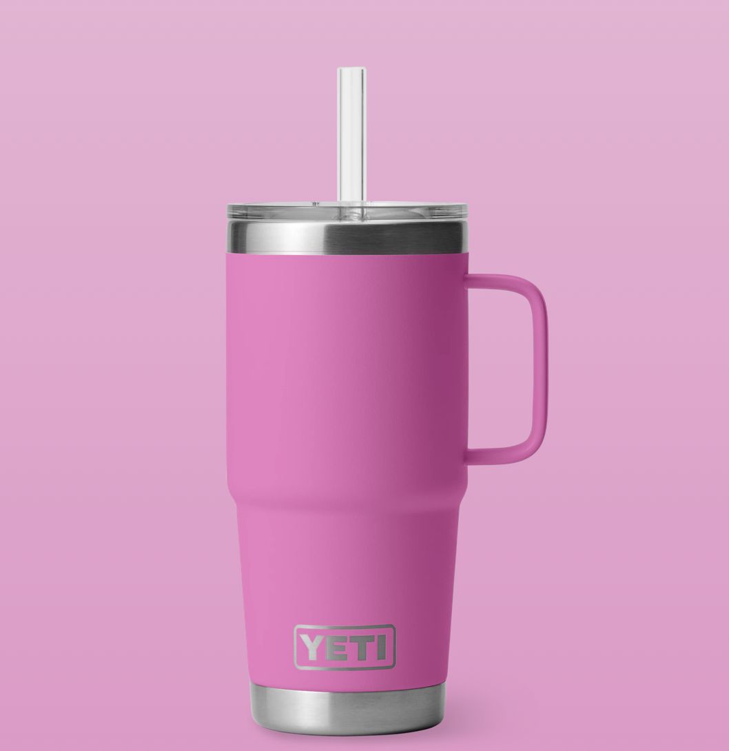 YetiRAMBLER® 739 ML STRAW MUG  WITH STRAW LID Wildflower Fuchsia
