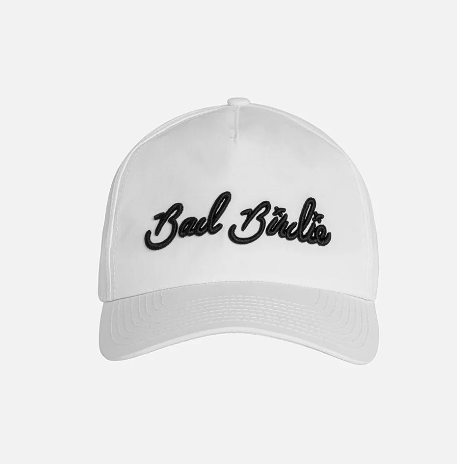 Bad Birdie SCRIPT HAT - WHITE