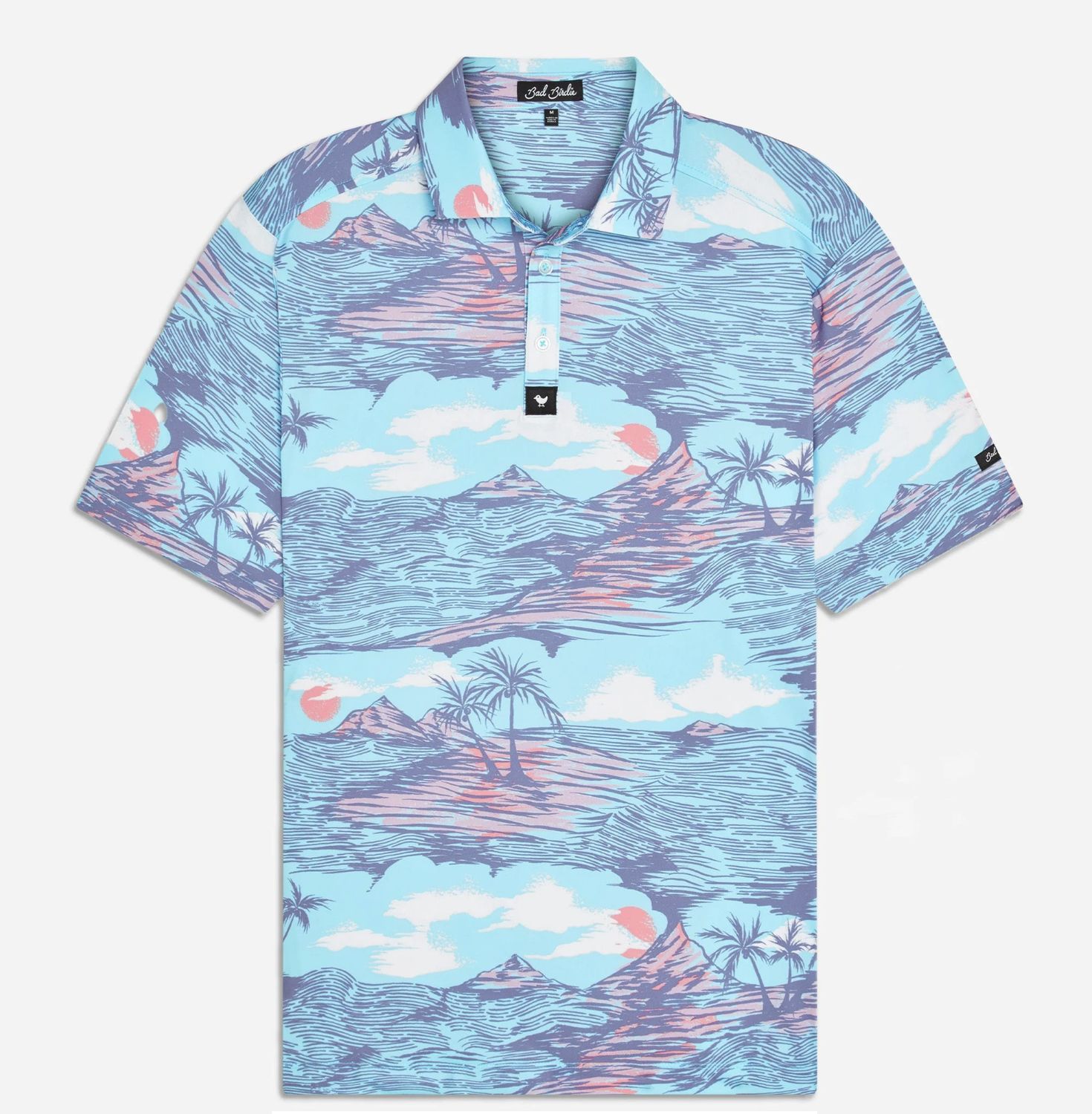 Bad Birdie PARDON THE ERUPTION MEN&#39;S POLO