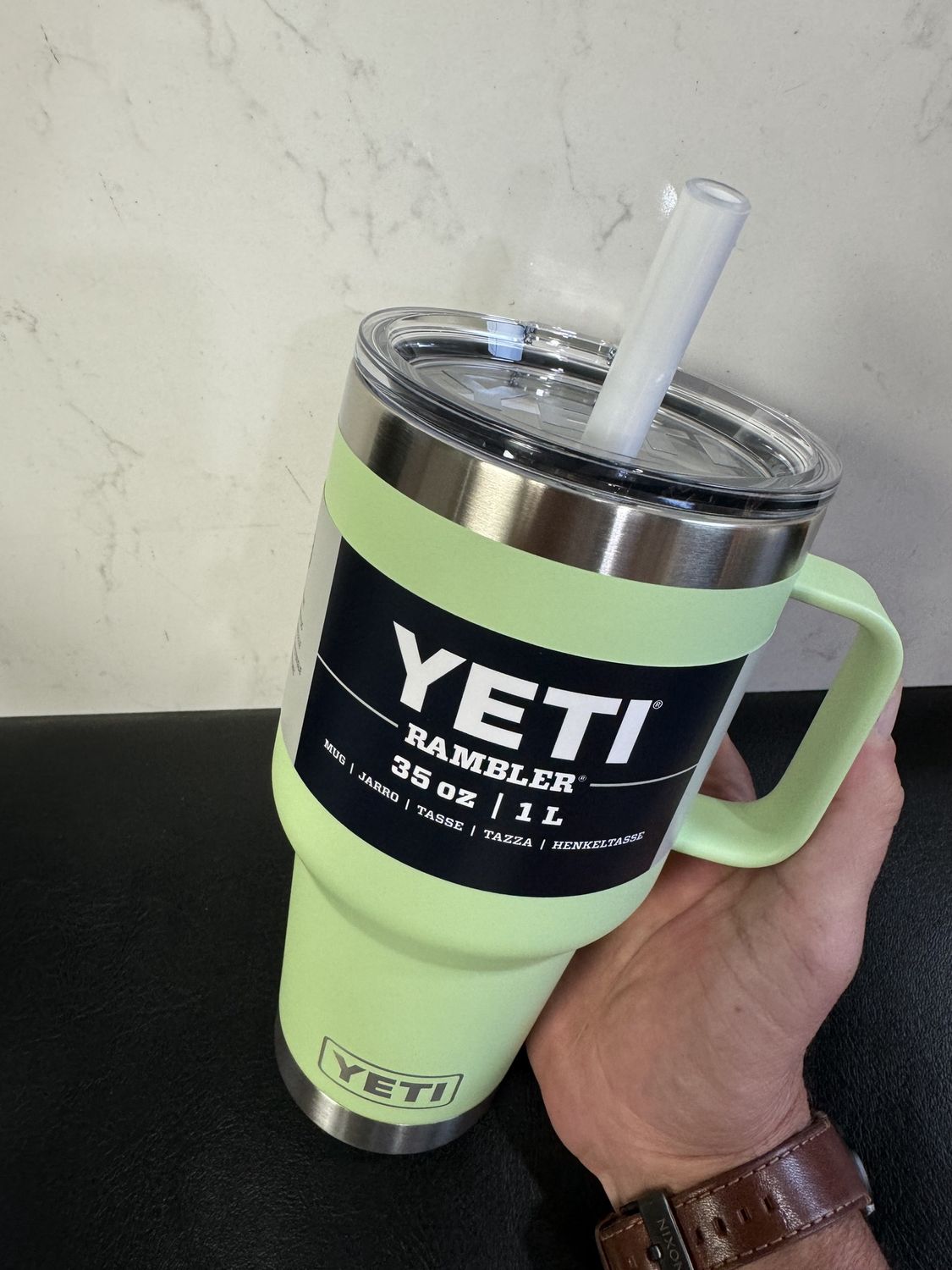 RAMBLER® 1 L STRAW MUG  WITH STRAW LID