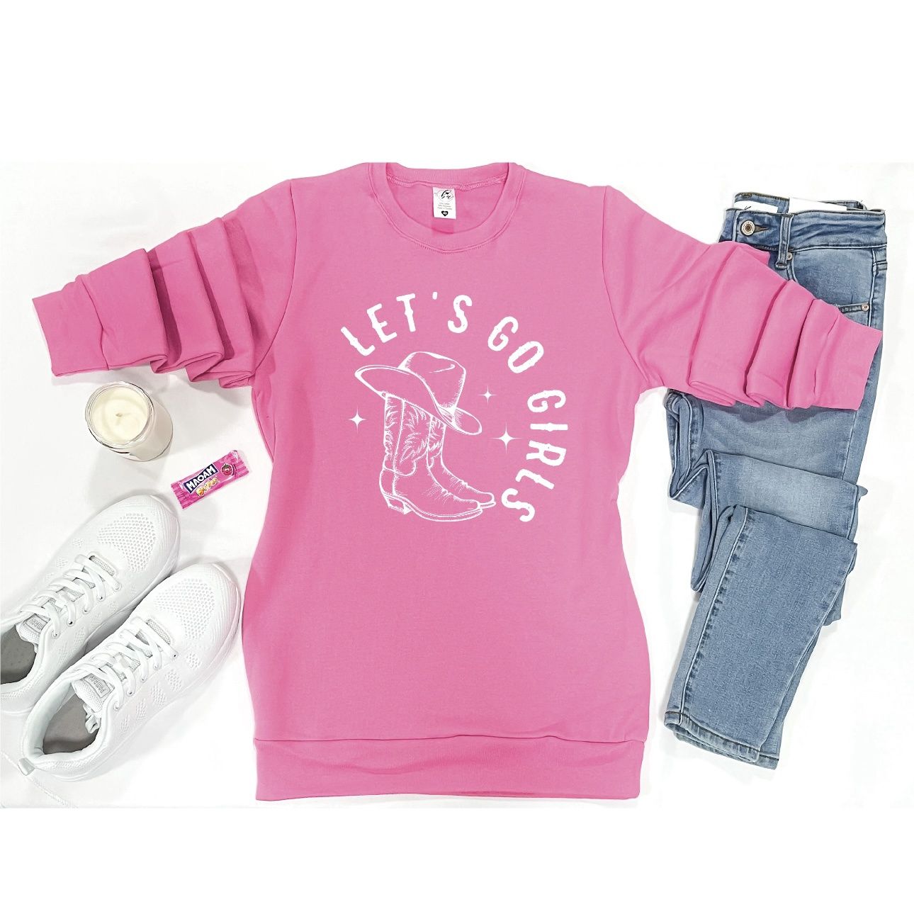 Let&#39;s Go Girls Crew Sweatshirt