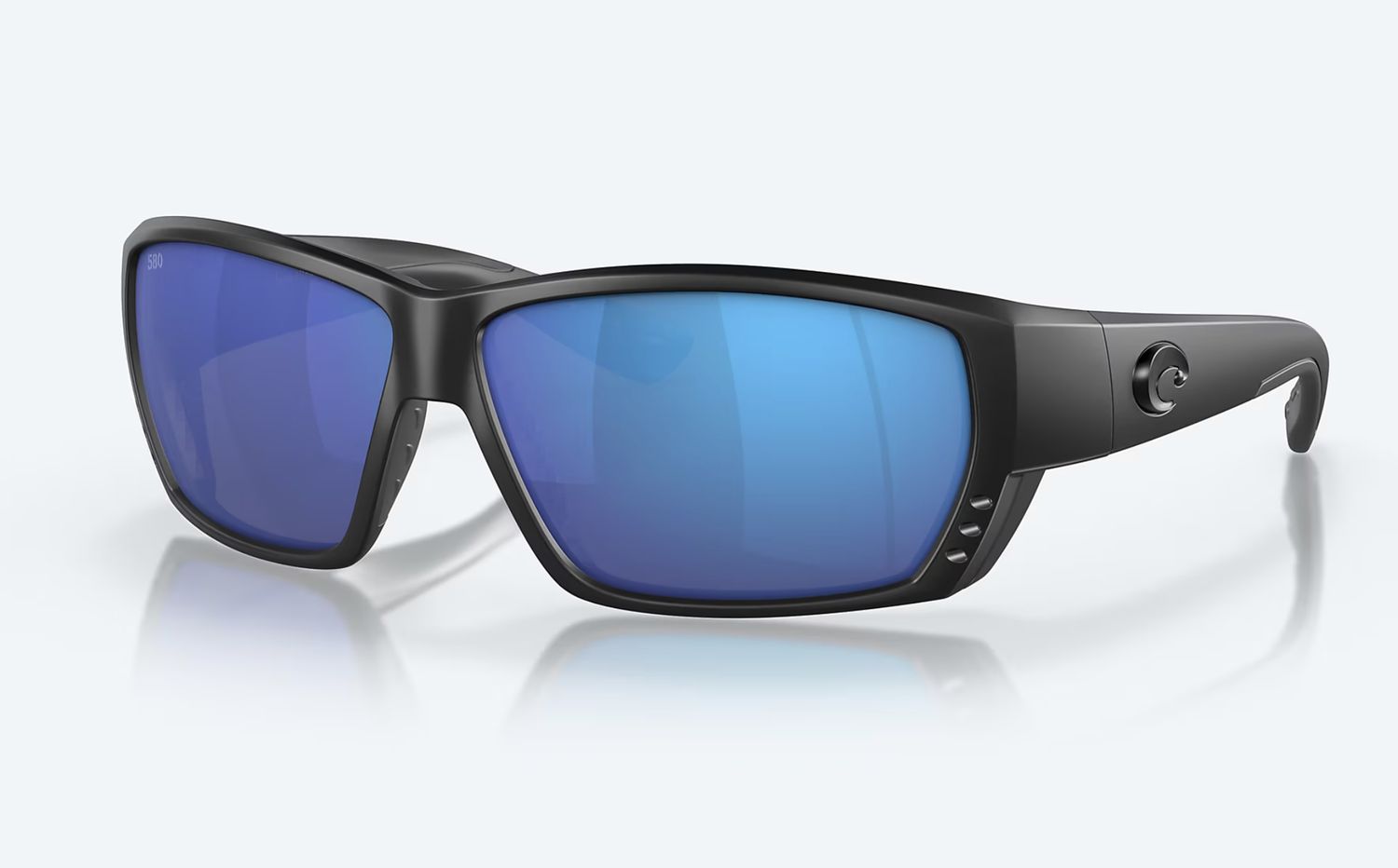 Costa Tuna Alley Matte Black Blue Mirror 580G