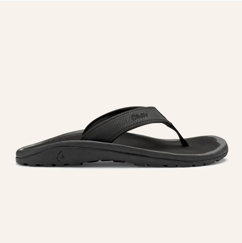 Olu Kai  ‘Ohana Water-Friendly Beach Sandals Blackout