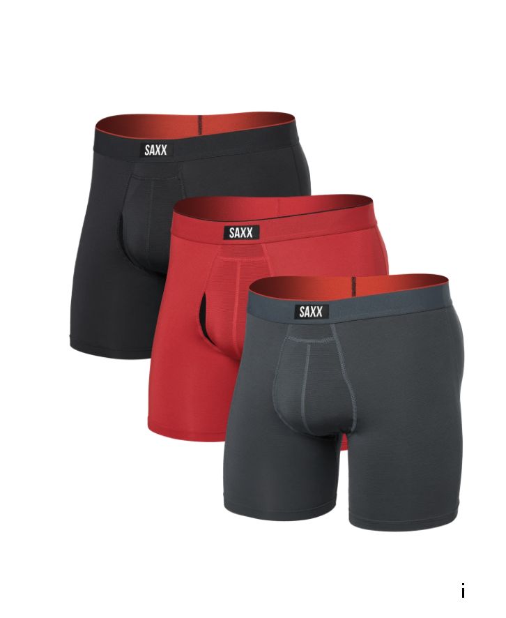 SAXX Multi-Sport Mesh (3 Pack) 6&quot; SRE