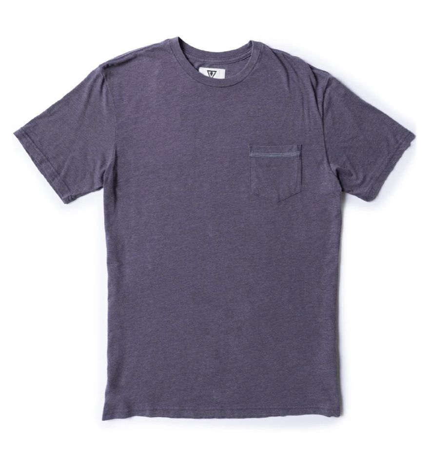 Vissla SOLID SETS SS PKT TEE Purple Haze