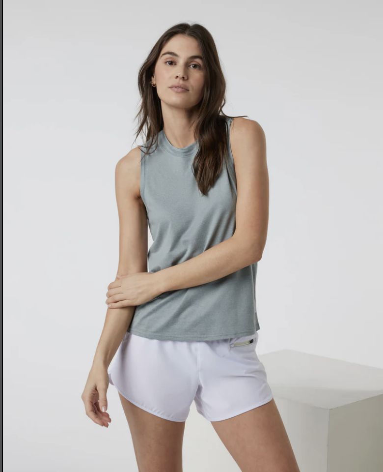 Vuori Energy Top Long Pistachio Heather