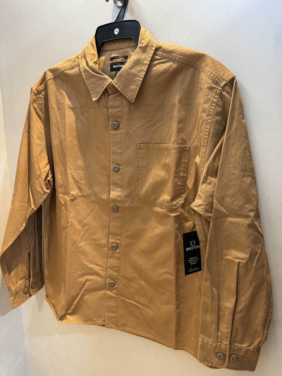 Brixton SELDEN L/S OVERSHIRT Tobacco