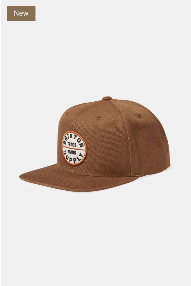 Brixton Oath 11 Snapback Pinecone
