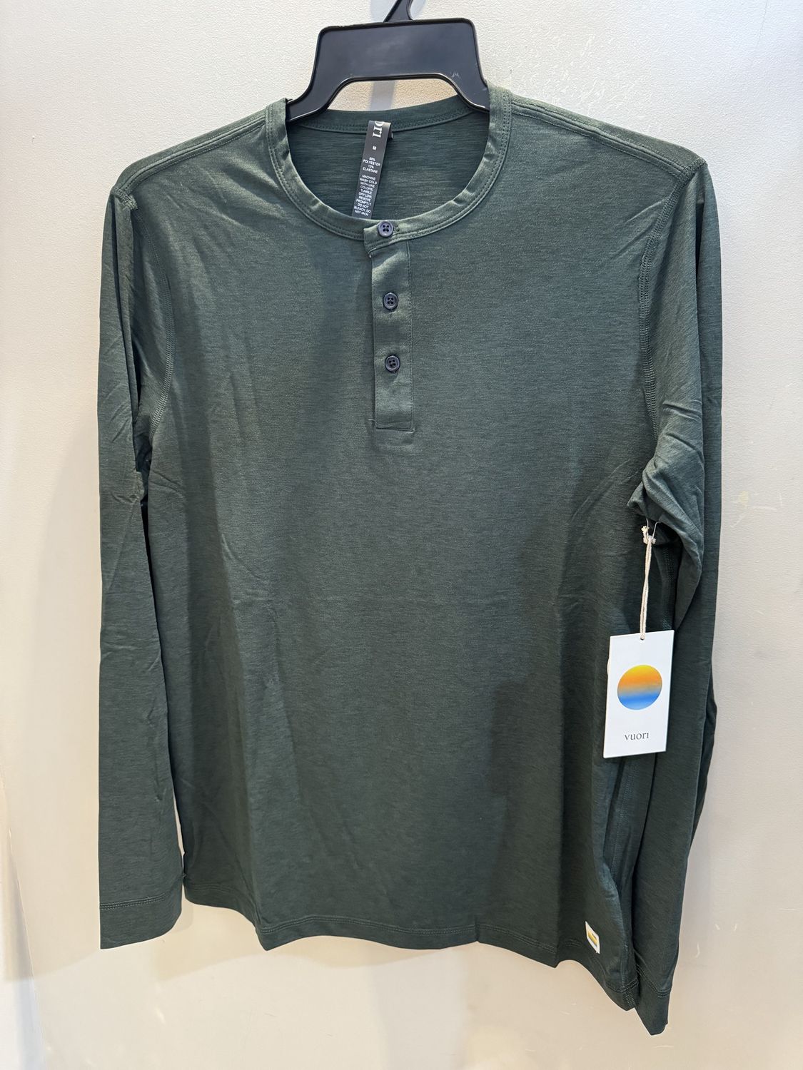 Vuori Ease LS Henley Aspen