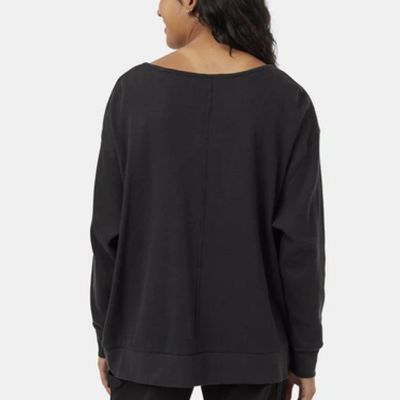 TenTree Treewaffle Deep V Longsleeve Black