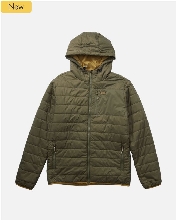 Salty Crew Barrier Jacket Olive