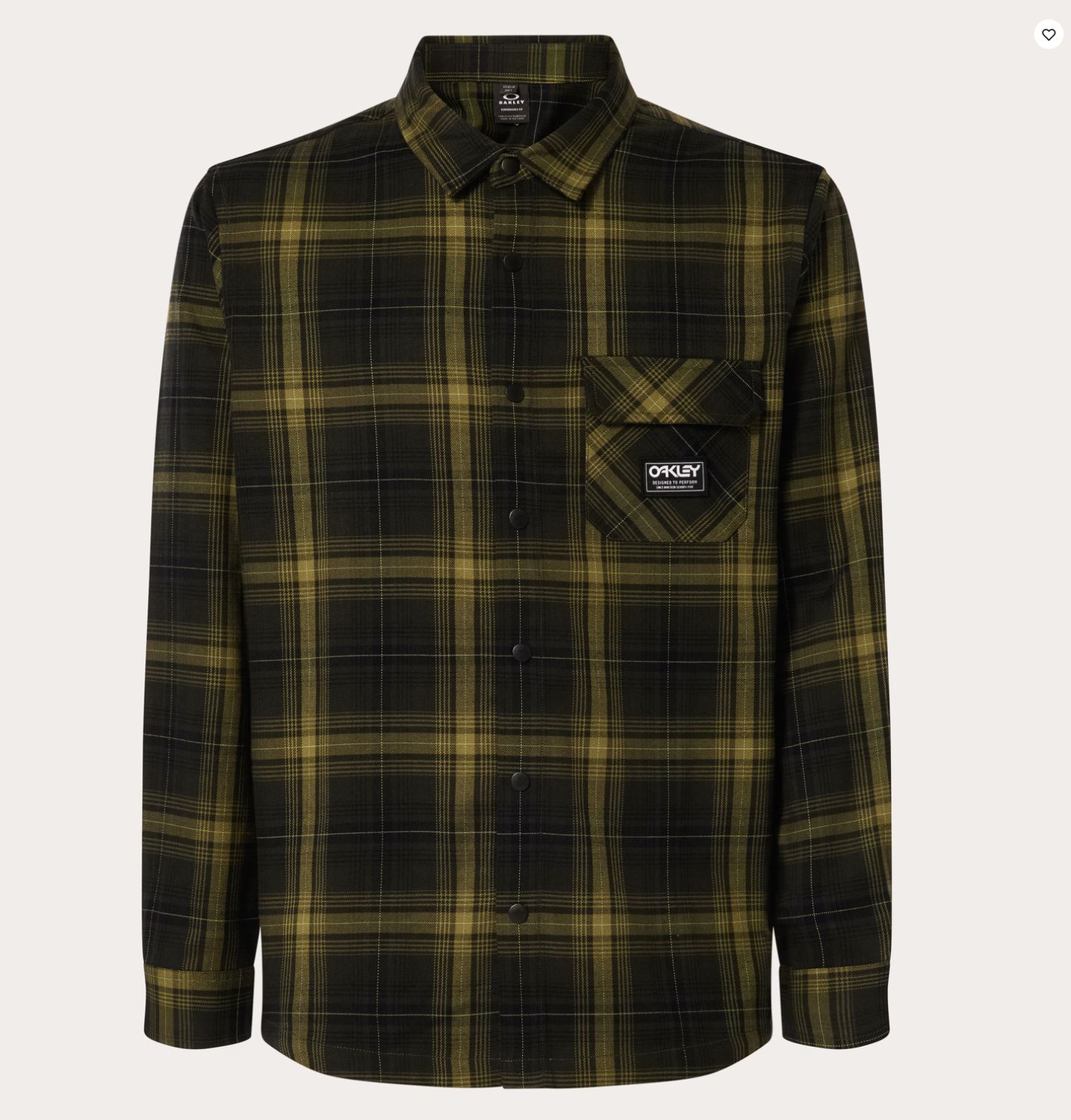 Oakley Butter Flannel Black Fern Check