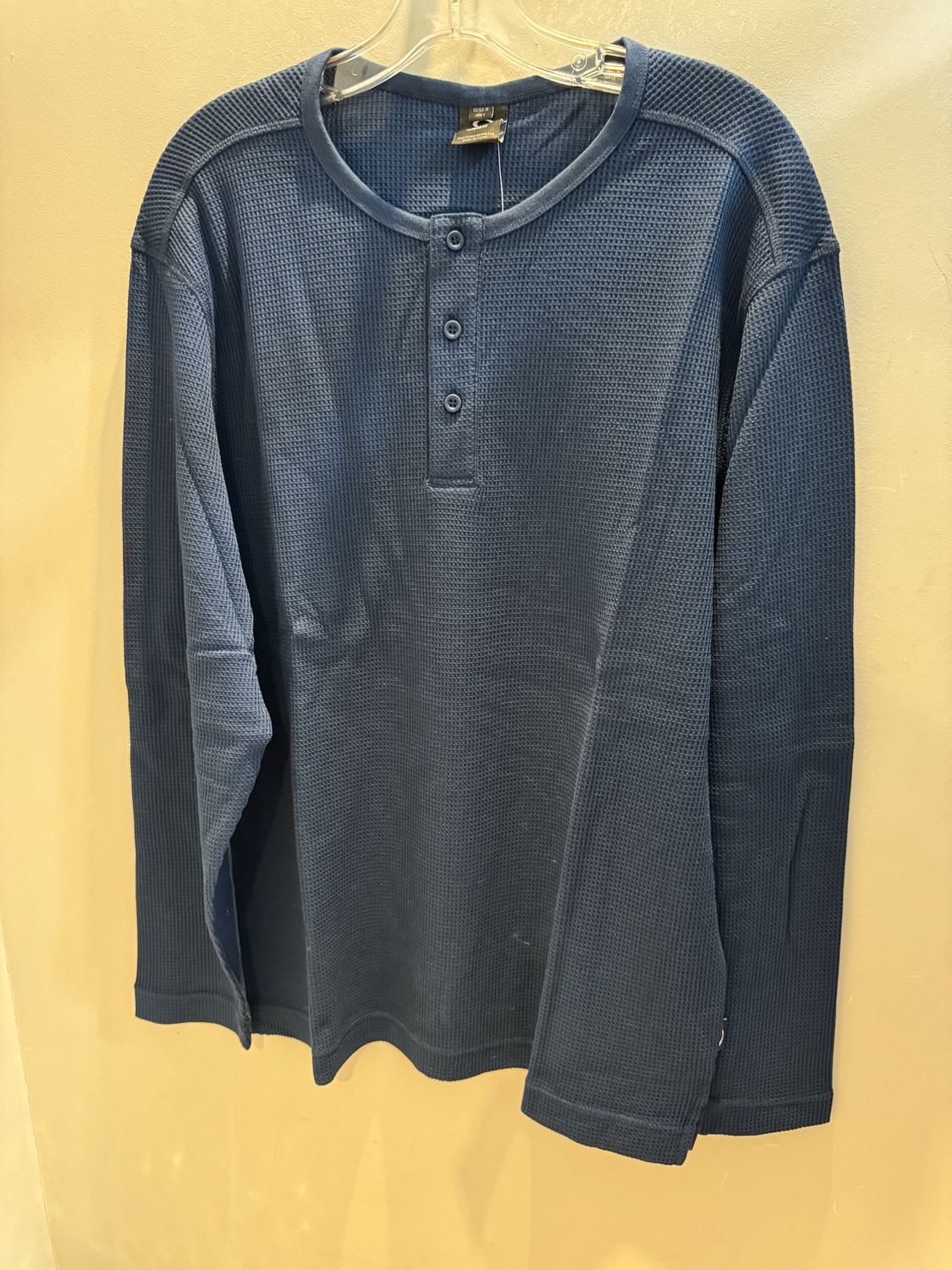 Oakley All Day Waffle LS Henley Navy