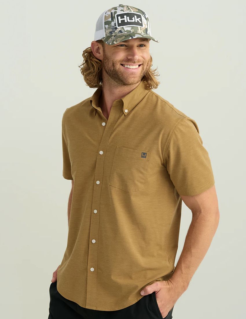 HUK Kona Solid SS Sand Piper