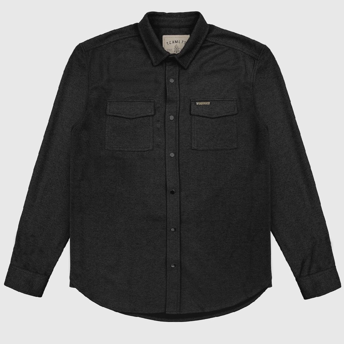 TEAMLTD Flex Button Up Black