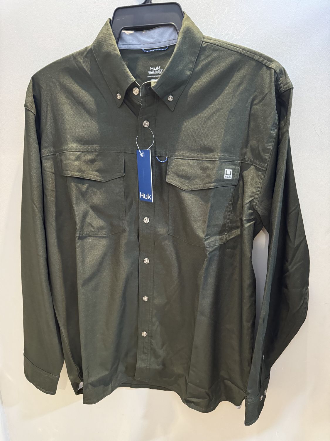 HUK Hawser Heather Flannel LS