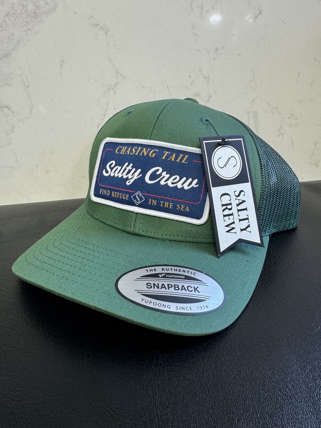 Salty Crew Marina Trucker Green Snap